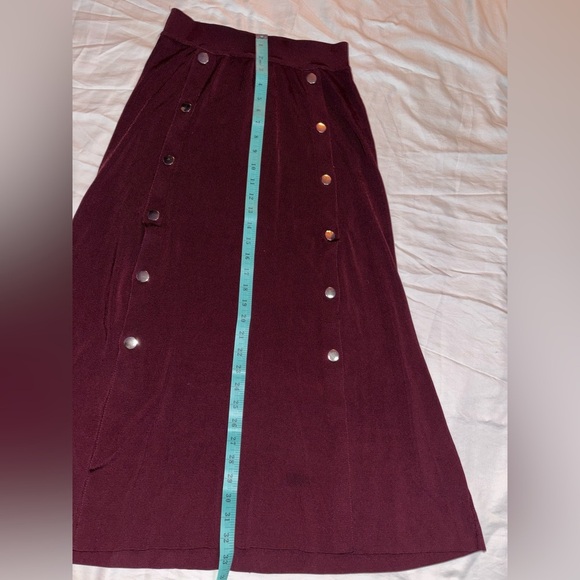 Zara skirt elegant wine color🫶🏻(0039) - Picture 4 of 8